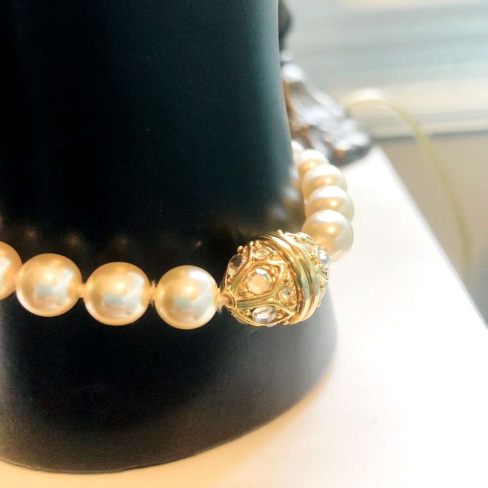 Vintage Nolan Miller Pearl Bracelet